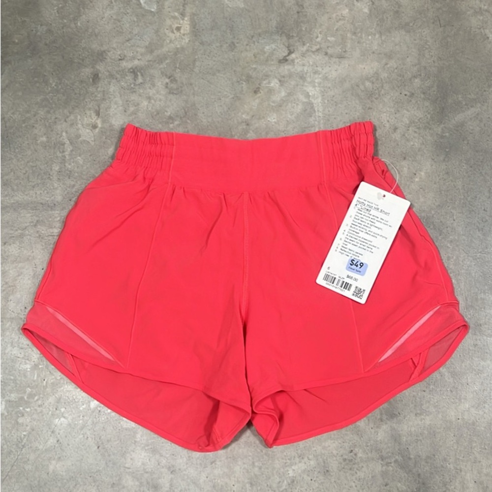 Lululemon Athletica Pink Athletic Shorts Lightweight Breathable